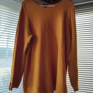 Alfani gold color sweater